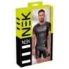 Meeste T-särk must/punane 2XL