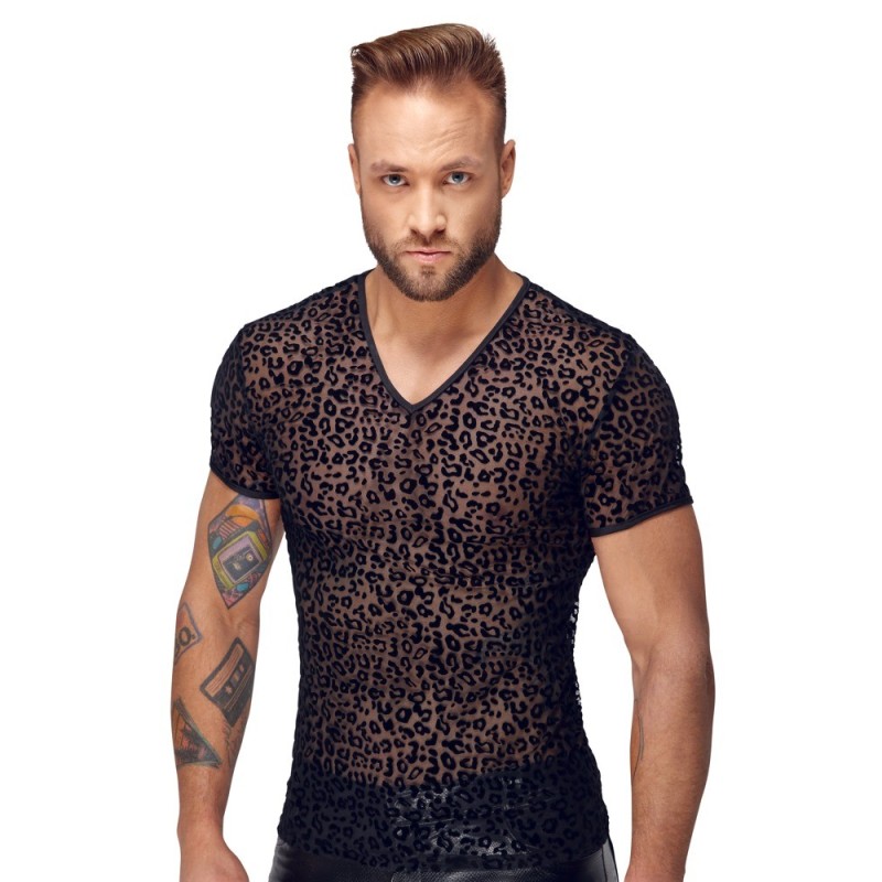 Schwarzes T-Shirt H Leo XL