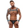 Jockstrap til mænd Sort/Blå M
