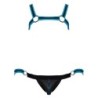 Jockstrap til mænd Sort/Blå M