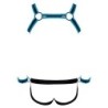 Jockstrap til mænd Sort/Blå XL