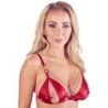Set di spalline per reggiseno rosso L