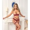 Conjunto de correas rojo M