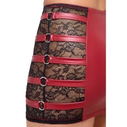 Top e Saia Vermelho P