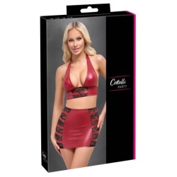 Top y Falda rojo XL