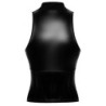 Top Noir con Cremallera M