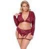 Red Top and Knicker Set 2XL