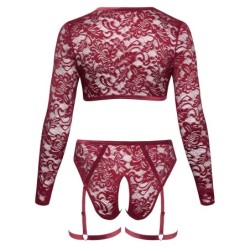 Rdeči top in hlačke 2XL