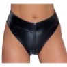 Noir slip met rits XL