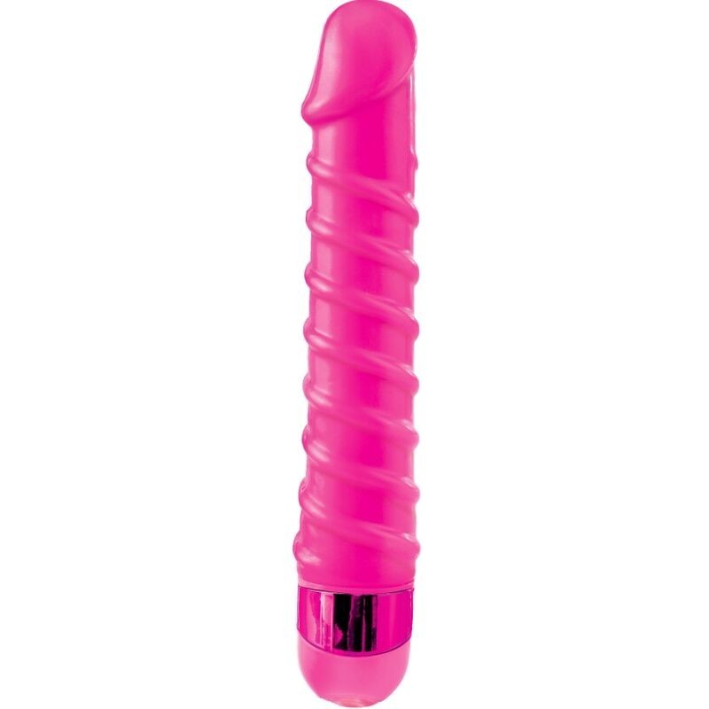 Masseur Vibrant Candy Twirl 16.5 Cm Rose