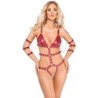 Cuerpo de arnés Bad Kitty rojo XL