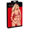 Cuerpo de arnés Bad Kitty rojo 2XL