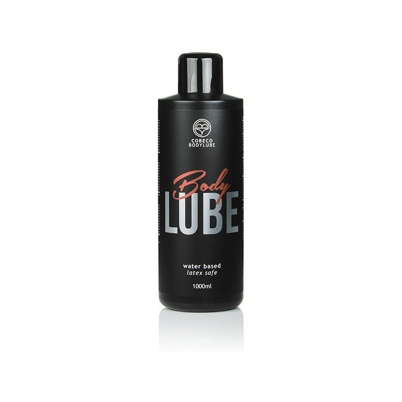 Bodylube Body Lube Vandens pagrindo lubrikantas, saugus lateksui, 1000 ml