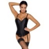 Czarny Gorset M