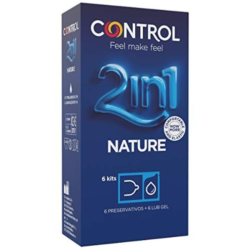 Duo Natura 2 az 1-ben Óvszer + Gél 6 db Duo Natura 2 az 1-ben Óvszer + Gél 6 db