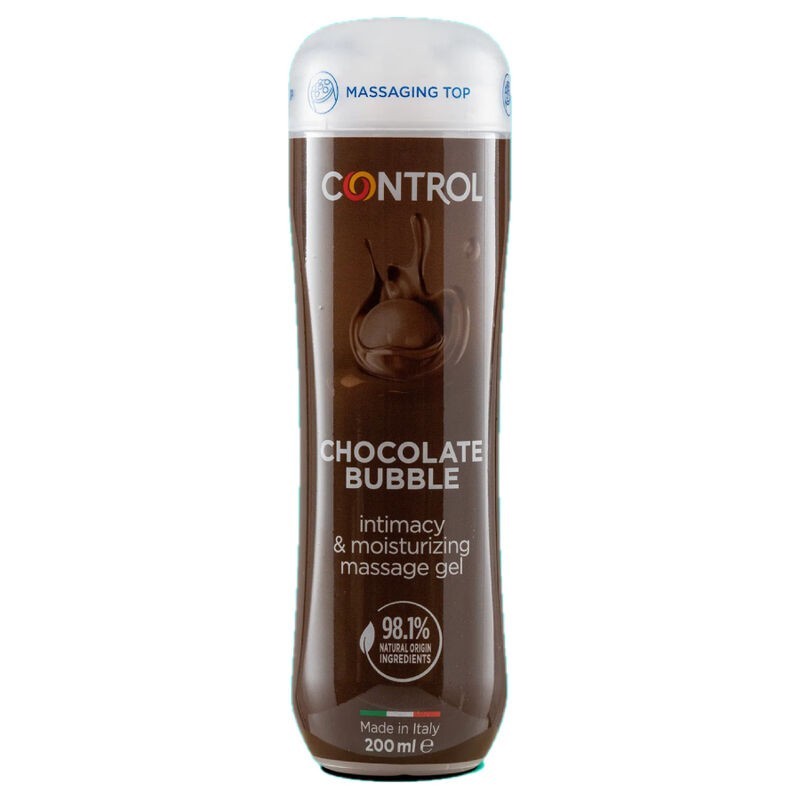 Masāžas želeja 3 vienā Chocolate Bubble 200 ml