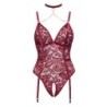 Rdeč odprt body 2XL