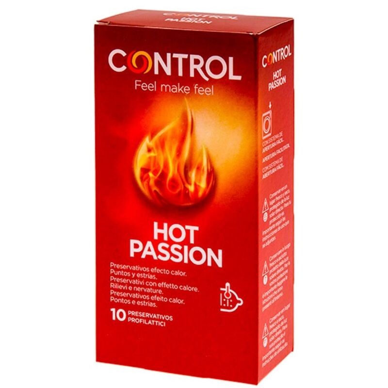 Hot Passion Kondomy Hřejivý Efekt 10 Kusů