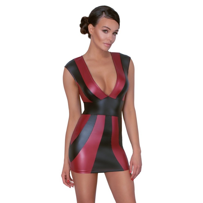 Vestit vermell/negre XL