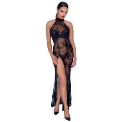 Rochie neagră lungă XL