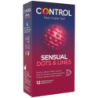 Sensual Dots & Lines Dots And Ridges 12 Pcs