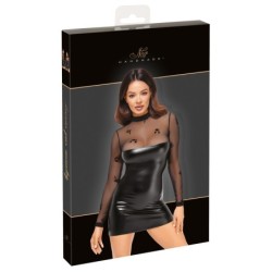 Kleid mit Flockdruck S