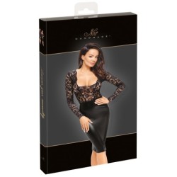 Schwarzes Spitzenkleid L