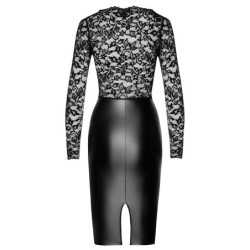 Rochie Neagră Dantelă XL