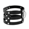 Choker aus veganem Leder im Fetish-Stil