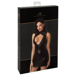 Schwarzes Spitzenkleid L