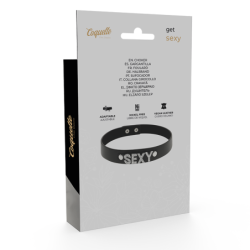 Seksowny Choker ze Skóry Wegańskiej