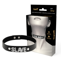 Obroża z Wegańskiej Skóry Slave