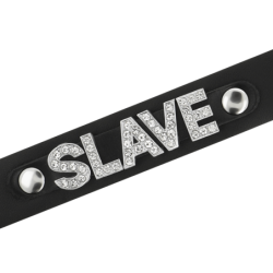 Obroża z Wegańskiej Skóry Slave