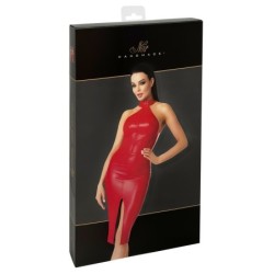 Vestito nero rosso L