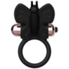 Cock Ring Butterfly Vibraator Rõngas Must / Gold