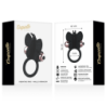 Cock Ring Butterfly Vibraator Rõngas Must / Gold