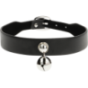 Halsband Veganes Leder Accessoire Woman Glöckchen