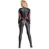 Combinaison avec entrejambe rouge M