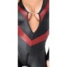 Combinaison avec entrejambe rouge M