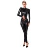 Zwarte jumpsuit met rits L