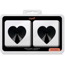 Black Heart Nipple Covers