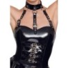 Body in vernice con gonna XL