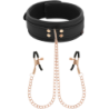 Fantasy Collar com Clipes de Mamilo com Forro de Neoprene
