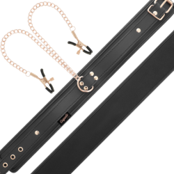 Fantasy Collar com Clipes de Mamilo com Forro de Neoprene
