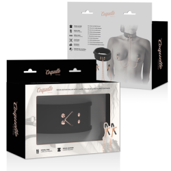 Collare Fantasy Con Pinze Capezzoli Con Fodera In Neoprene