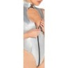 Corpo in vernice argentata XL