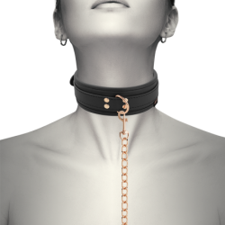 Fantasy Collar Vegānā Āda Ar Siksnu Un Neoprēna Oderi