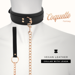 Fantasy Collar Vegānā Āda Ar Siksnu Un Neoprēna Oderi