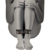 Fantasy Algemas de Tornozelo com Forro de Neoprene
