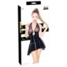 Lackkleid mit Netzmuster S